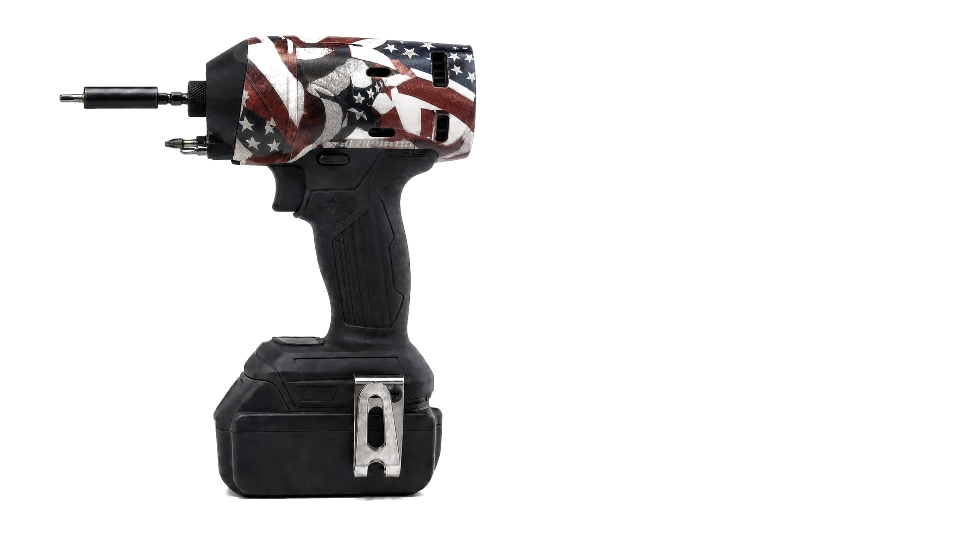 Toolcover American Power op professioneel gereedschap — zijaanzicht