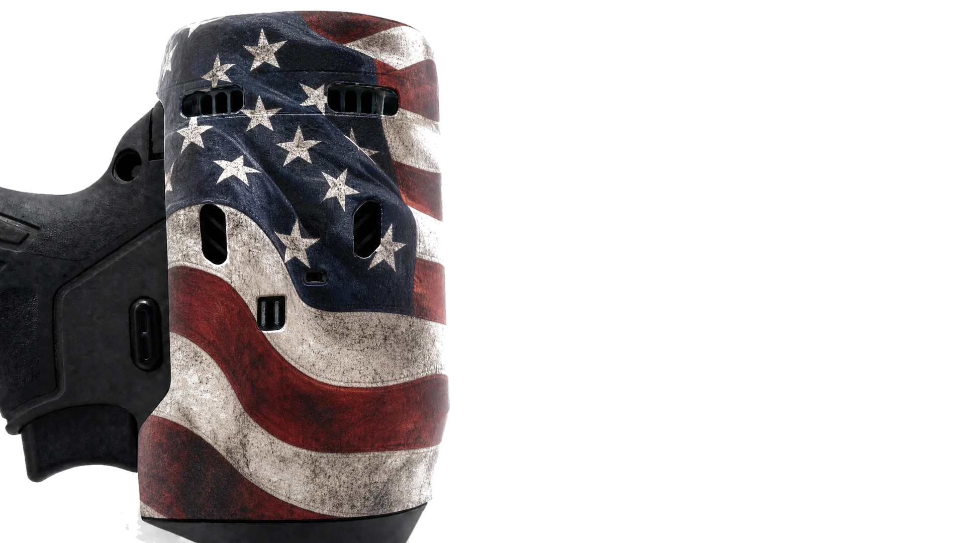 Toolcover American Power op professioneel gereedschap — detail van de bovenzijde van de cover